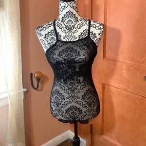 Thigh length see-through nighty dress Lingerie